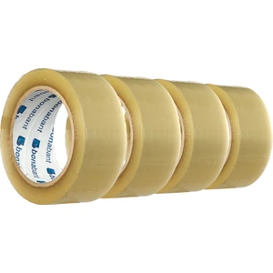 Akrilik 4.5 cm x 200 mt 4 Adet Şeffaf Koli Bandı