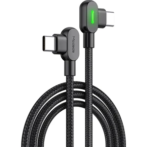 CA-8080 Type-C Type-C Pd Ledli Data Şarj Kablosu 1.5m Siyah
