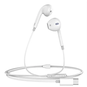 Hp-6070 Type-C Girişli Kablolu Kulaklık-Beyaz