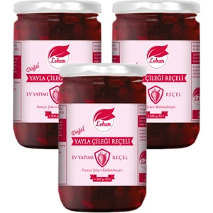 Geleneksel Yayla Çilek Reçeli 3 x 800 gr