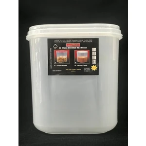 Köşeli Erzak Kavanozu 9 lt