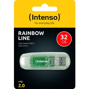 32GB Usb2.0 3502480 Rainbow Line Intenso