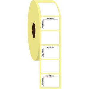 58X40  500 Adet Eco Termal Barkod Etiketi