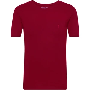 O Yaka Bordo Erkek Tişört