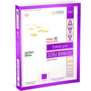 ÜçDörtBeş Yayınları AYT Edebiyat Soru Bankası
