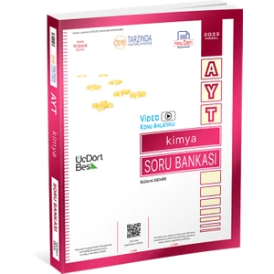 ÜçDörtBeş Yayınları AYT Kimya Konu Özetli Soru Bankası