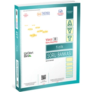ÜçDörtBeş Yayınları AYT Fizik Soru Bankası