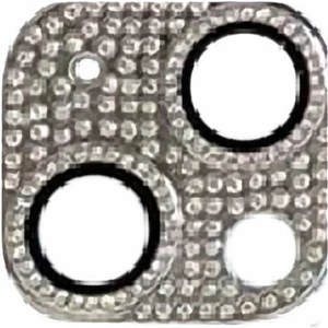 Apple iPhone 13 Mini Full Taşlı Kamera Lens Koruyucu Çerçeveli Koruyucu Cl-08