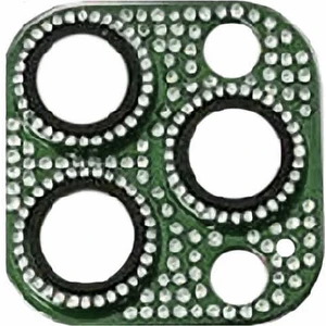Apple iPhone 12 Pro Max Full Taşlı Kamera Lens Koruyucu Çerçeveli Koruyucu Cl-08