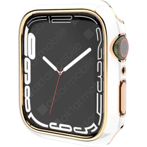 Apple Watch 6 Se 5 4 40 mm Uyumlu Kasa Koruyucu Glitter Metalik Renkli Gövde Koruma (Önü Açık)