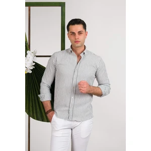Modtime Slimfit Gofre Kumaş Pamuklu Yazlık Erkek Gömlek