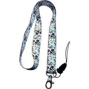 Coffee Lover Boyun Ipi Telefon Askısı