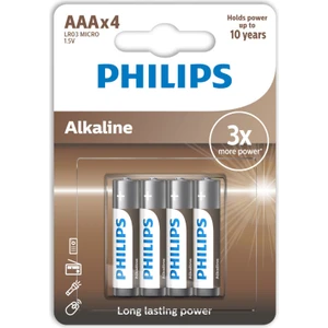 Alkalin 4lü AAA İnce Pil LR03A4B10