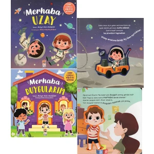 +2 Yaş Cırt Cırtlı Hikâye Serisi - Merhaba Duygularım – Merhaba Uzay (Sincap Kitap)