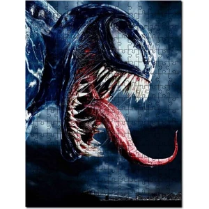 Venom Filmi Avengers Örümcek Adam 120 Parça Puzzle Yapboz Mdf (Ahşap)