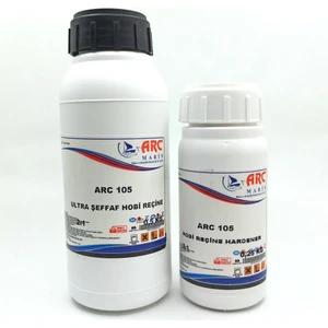 Epoksi Reçine ARC105 Ultra Şeffaf Hobi Epoksi Seti 0,75 kg Set