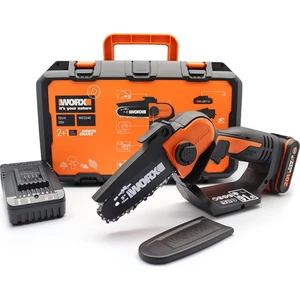 WG324E 20VOLT 2.0AH Li-Ion 12CM Profesyonel Şarjlı Zincirli Testere