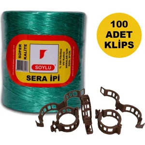 Sera Trend Soylu Sera Ipi Ve Bitki Klipsi Fide Bağlama Ipi 100 Adet Her Bitkiyle Uyumlu Bitki Klipsi