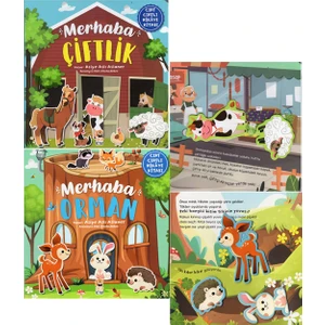 +2 Yaş Cırt Cırtlı Hikâye Serisi - Merhaba Orman – Merhaba Çiftlik  (Sincap Kitap)