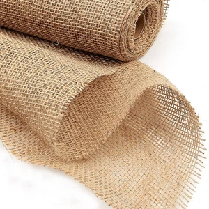 Bade Tasarım Atölyesi Bade Jut Kumaş Kalın Punch Nakışı Kumaş 50X100 cm