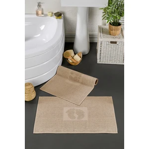 Kavhe 2 Adet Ayak Havlusu-Paspas