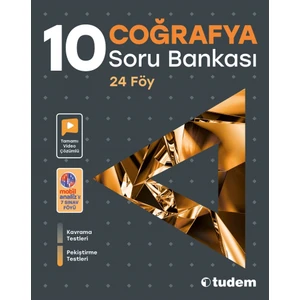 Tudem Yayınları 10. Sınıf Coğrafya Soru Bankası