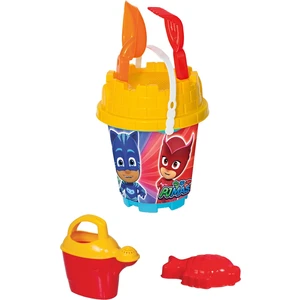 6 Parça Orta Boy Pj Masks Plaj Deniz Kum Kovası Lüx Kova Seti Pijamaskeliler Lisanslı Oyuncak 03388