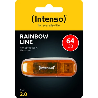 Intenso 64GB Usb2.0 3502490 Rainbow Line