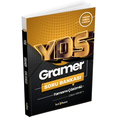 Tercih Akademi Yayınları Tercih Akademi YDS Gramer Tamamı Çözümlü Soru