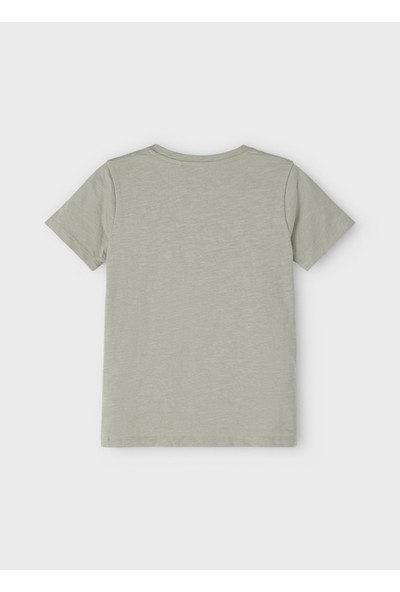 Name It T-Shirt, 9-10 Yaş, Koyu Yeşil