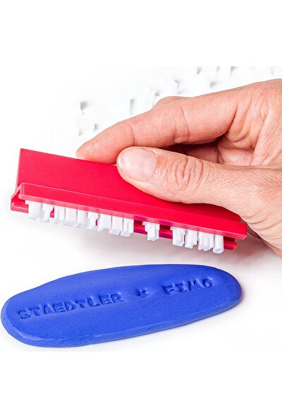 Staedtler Fimo Leather Effect Tool Box Deri Efekti Polimer Kil Seti Plastik Çantalı