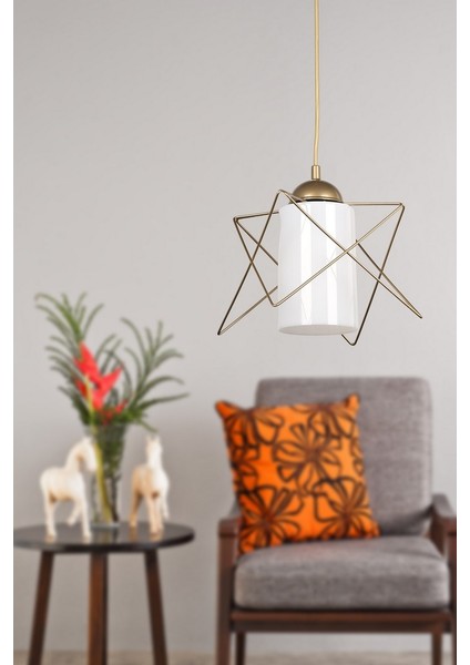 2 Adet Modes Tekli Eskitme- Beyaz Akrilik Avize fiyatları