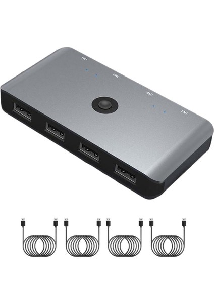 USB 3.0 Switch Switcher Switcher Kutusu Hub Yazıcı İçin Tarayıcı Kurulumu (Yurt Dışından)
