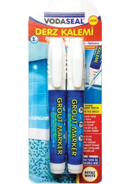 Derz Kalemi 2'li Set Beyaz
