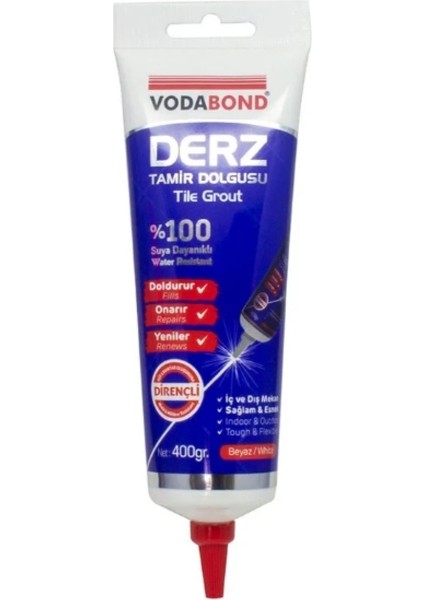 Kullanıma Hazır Derz Dolgusu 400 gr Beyaz