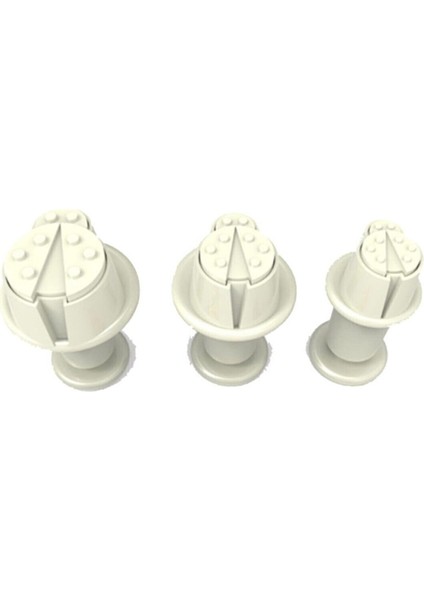 3'lü Uğur Böceği Şeker Hamuru Şekillendirici Enjektörlü Kopat