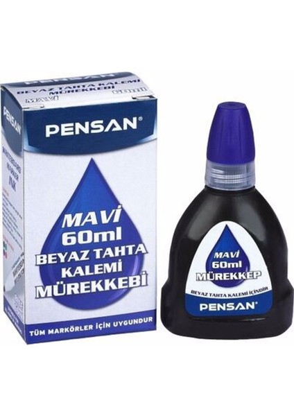 Tahta Kalemi Mürekkebi Mavi 100 ml