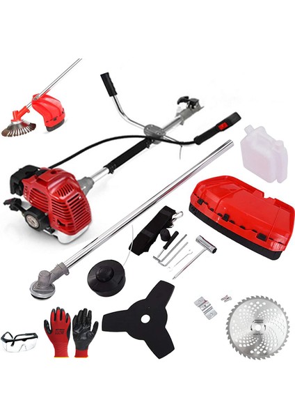 Easy TURBO620 Full Otomatik Benzinli Çim Ot Çayır Biçme Tırpan Motoru Yan Tipi Tırpan 63CC 7.9hp