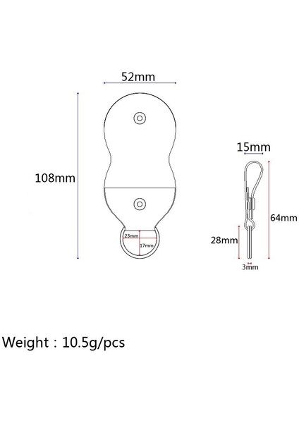 Deri Gitar Pick Tutucu 108 * 52MM-SIYAH (Yurt Dışından)