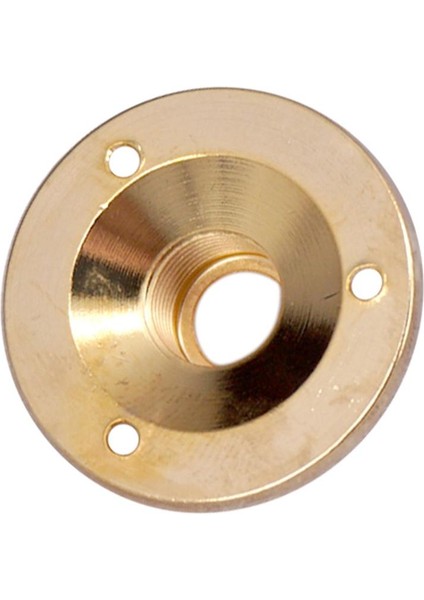 Yuvarlak Metal Gitar Bas Çıkış Giriş Plakası Kayış Pin Retrofit Kiti Altın (Yurt Dışından)