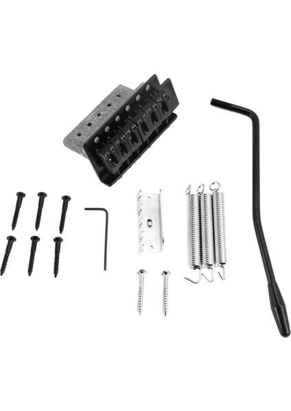 Vintage Tremolo Köprü Vida Anahtarı Set St Elektro Gitar Siyah Için Set (Yurt Dışından)