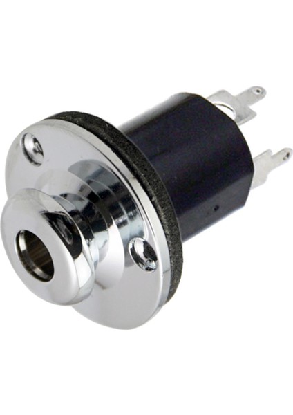 1/4 "ekolayzır Eq Jack Preamp End Pin Soketi Gitar Bas Dıy Için Silver Accs (Yurt Dışından)