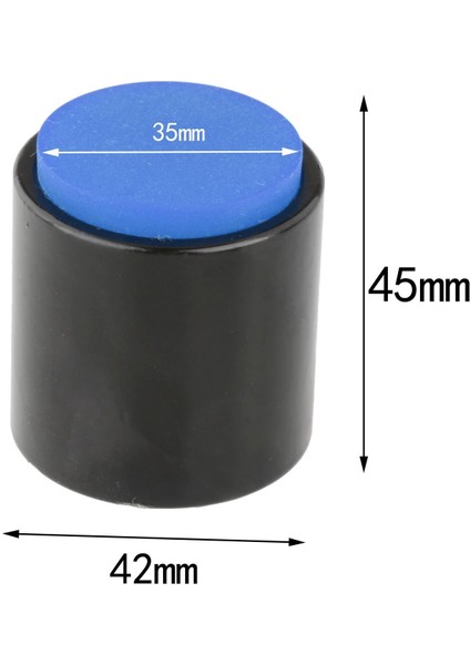 Taşınabilir Aptal Davul Vurmalı Çalgı Aksesuarı 42X45MM Mavi Taşınması Kolay (Yurt Dışından)