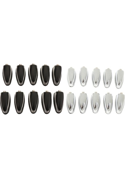 10 Pursiyon Drum Set Packs Donanım Dıy Drum Player Gümüş Için (Yurt Dışından)
