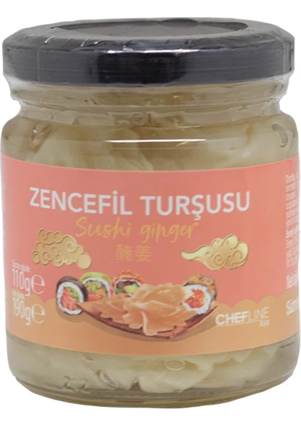 Chefline Asia G.shoga Kavanoz (Zencefil Turşu) Chefline As 190 gr