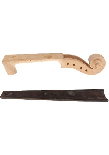 Bitmemiş Headstock Boyun Akçaağaç W / Abanoz Klavye Fret Set 4/4 Keman (Yurt Dışından)