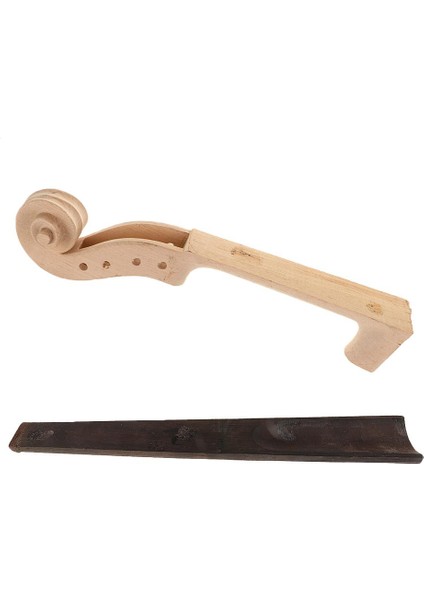 Bitmemiş Headstock Boyun Akçaağaç W / Abanoz Klavye Fret Set 4/4 Keman (Yurt Dışından) modelleri