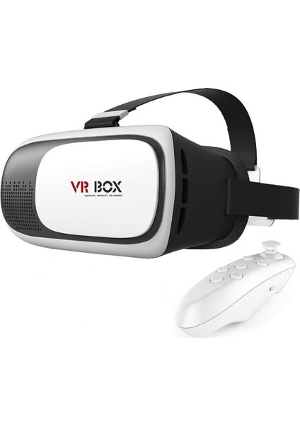 Vr Box 3.2 3D Sanal Gerçeklik Gözlüğü ve Bluetooth Kumanda
