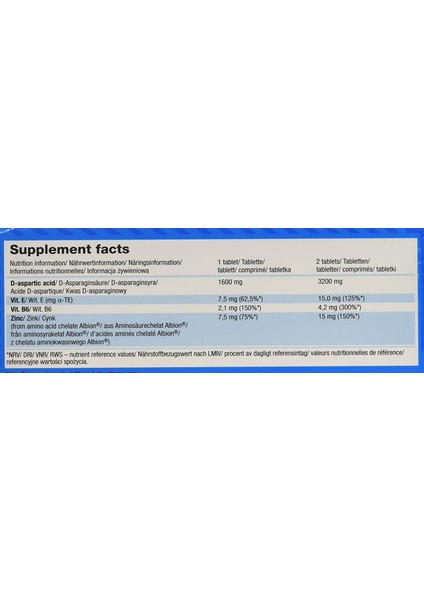 Sport Nutrition Daa Xtreme Prolact-Block 60 Capsul.(D-Aspartic Acid)
