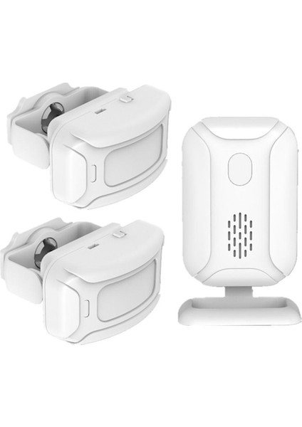 Otomatik Kapı Bell Kablosuz Uyarı Güvenlik Ticari Ofisi Hoş Geldiniz Chime 2 Kızılötesi+1 Alıcı (Yurt Dışından)